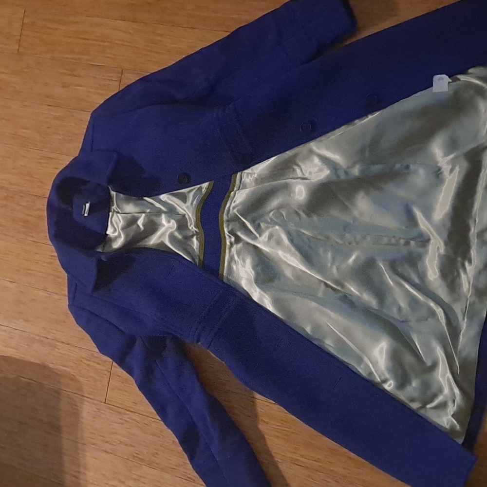 J.crew elegant blue winter coat